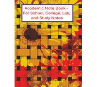 Academic Note Book - For School, College, Lab, and Study Notes: Alternate Lined & Blank Pages | Suitable for All Subjects