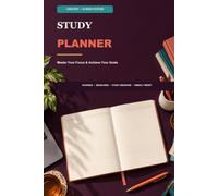 Academic Planner: Minimalist Daily & Weekly Student Agenda for Productivity, Time Management & Goal Setting | Undated Academic Calendar & Study Journal for College & High School