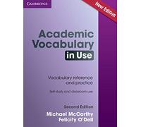 Michael McCarthy – Academic Vocabulary in Use – Édition avec corrigés – Broché