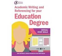 Academic Writing and Referencing for your Education Degree by David Waugh Inconnu (Auteur)