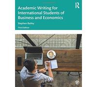 Academic Writing For International Students Of Business And Economics