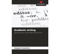 Academic writing: Spanish grammar manual RAE and APA norms 7