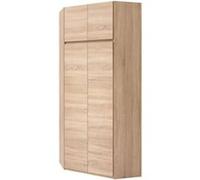 ACADEMICA Armoire d angle Décor chene sonoma Contemporain Chambre L 80 5 cm Marron