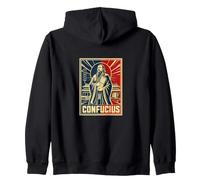 Académie Confucius Scholar de la Sagesse Ancienne Sweat à Capuche