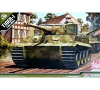Academy 1:3 5 Tiger-I Mid Version Allemand Lourd Réservoir Modèle Kit