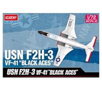 Academy 1:72 - USN F2H-3 Banshee VF-41 Black ACES