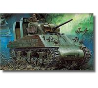 Academy Kit de maquette 1/35 USMC M4A2 75 Salaire du Pacifique Multicolore