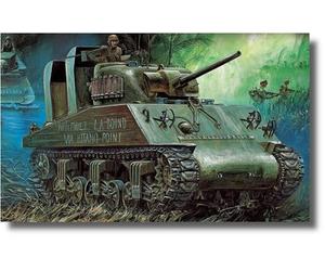 Academy 120116 493562 1/35 USMC M4A2 75 Salaire du Pacifique Multicolore