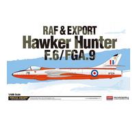 Academy 12312 Raf & Export Hawker Hunter F.6/FGA.9 Kit 1/48 Echelle - à Chenille