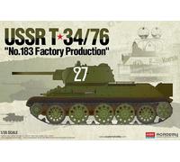 Academy 13505 - 1/35 URSS T-34/76 N°183 Production D'Usine - Neuf