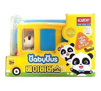아카데미 Academy BabyBus Rolling Series Jouet Push and Go avec personnage bus Kiki Miumiu, jaune, plastique, à partir de 3 ans, taille S