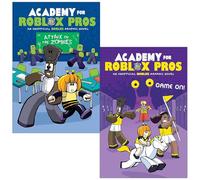 Academy for Roblox Pros Series 2 Books Collection Set By Louis Shea (Attack of the Zombies & Game On!)