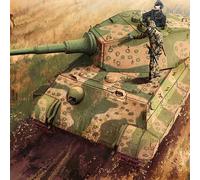 아카데미 Academy Hobby Maquette - 1/35 - King Tiger German Last Production - Pièces photogravées, décalcomanies Cartograf