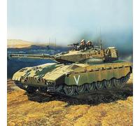아카데미 Academy Hobby Model Kit - Char de combat principal israélien 1/48 MERKAVA K48A5K avec moteur filaire et télécommande 2 canaux