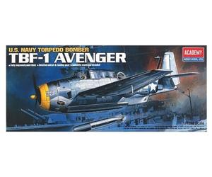 Academy - Kit de modèle d'avion - Avenger TBF-1 - Echelle 1/72