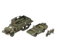 ACADEMY M3 U.S. Half Track & 1/4t Amphibian Véhicule 1:72