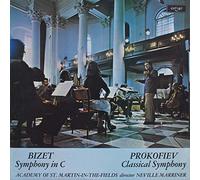 Academy Of St.martin-in-the-fields - Bizet Symphony In C/prokofiev Classical Symphony LP (Vinyl Album) UK Argo 1973