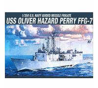 Academy USS Oliver Hazard Perry FFG-7 Scale 1/350 Plastic Model Kit | D?taill?