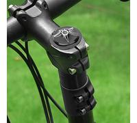 ACAGALA 44 mm - 56 mm - Alliage d'aluminium - Fourche avant de vélo - Tige - Accessoires de vélo de rechange (noir 44/56 mm)