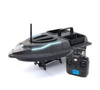 ACAGALA Bateau à appât de pêche GPS 500 m Télécommande Bateau appât Double moteur Fish Finder 1,5 kg Support de charge Croisière automatique / Retour / Correction d'itinéraire avec lumière LED pour la
