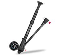 ACAGALA Pompe d'amortisseur de vélo avec manomètre 300 PSI haute pression Gonfleur de pneu de vélo pour fourche de vélo et suspension arrière