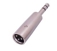 Acahhotxx Adaptateur mâle 6,35 mm vers mâle 6,35 mm vers prise 3 broches connecteur quart de pouce vers prises Conveter mâle 6,35 mm vers connecteur mâle