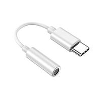 Acahhotxx Câble adaptateur auxiliaire Type-C vers 3,5 mm pour appels vocaux sans délai, convertisseur de fil, accessoires de produits numériques, adaptateur USB C Type-C vers casque 3,5 mm