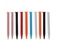 Acahhotxx Lot de 10 stylets en plastique pour écran tactile 2DS XL/LL - Accessoires de crayon de sécurité - Recharge d'écran tactile - Rejet numérique - Détection d'inclinaison - Pointe fine