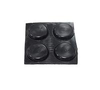 Acahhotxx Lot de 4 pieds de refroidissement en caoutchouc pour ordinateur portable - Ventouse - Réduction de la chaleur - Support universel pour tablette et clavier