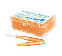 Acahhotxx Lot de 60 brosses interdentaires de 0,6 mm à 1,5 mm - Outil de nettoyage pour dents - Outil de nettoyage entre les dents - Outil de cure-dents orthodontique à enlever pour enfants