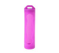 Acahhotxx Silicone 18650 pour étui peau enveloppant manchon antidérapant piles sac de protection pochette pochette support boîte support support étagère rangement conteneur pack housse sac