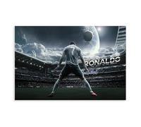 acalur Cristiano Ronaldo Football Legend Best Sport Premier League Poster sur toile Décoration murale pour salon, chambre à coucher 30 x 45 cm