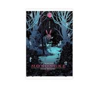 acalur Hayao Miyazaki Princesse Mononoke (23) - Impression sur toile pour décoration murale de salon, chambre à coucher - 40 x 60 cm