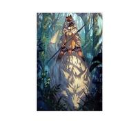 acalur Impression sur toile japonaise Hayao Miyazaki Princesse Mononoke (35) - Décoration murale pour salon, chambre à coucher - 40 x 60 cm