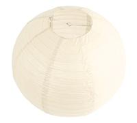 ACAMPTAR 1 X Abat-Jour De Lanterne en Papier Japonais Chinois pour Mariage De FêTe,40cm(16 Pouces) Blanc CrèMe