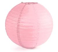 ACAMPTAR 1 X Abat-Jour De Lanterne en Papier Japonais Chinois pour Mariage De FêTe,40cm(16 Pouces) Rose