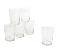Acan Tradineur Bodega Lot de 12 verres, 50 n verre trempé, résistant, léger, passe au lave-vaisselle, 12 x 9 cm