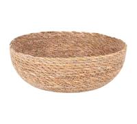 Acan Tradineur - Bol rond en osier - Fabriqué en Espagne - Idéal pour le rangement et la décoration de votre maison - Ø 20 x 7 cm