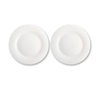 ACAN Tradineur Elba Lot de 2 assiettes plates 25 cm Matériau résistant Passe au lave-vaisselle et au micro-ondes Idéal pour la maison, la cuisine et l'hôtellerie.