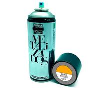 Acan Tradineur - Flacon de peinture en spray - Fabriqué en Espagne - Idéal pour toute surface, bois, métal, carton, pierre ou céramique - Capacité de 400 ml - Orange métallisé