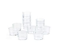 Acan Tradineur - Lot de 12 Verres Modèle Chiquito - 23 cl - Fabriqué en Verre Résistant - Passe au Lave-Vaisselle - 12 Pièces Au Total