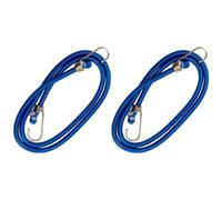 ACAN Tradineur Lot de 2 pieuvres tressés élastiques avec crochet en plastique, longueur 120 cm, corde élastique multifonction, fabriqué en PVC, Ø 10 x 120 cm, couleur aléatoire
