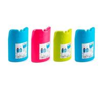 Acan Tradineur - Lot de 4 accumulateurs de froid n° 6-330 G - Fabriqué en plastique - Idéal pour maintenir la température dans votre réfrigérateur portable - 17,5 x 11,5 x 4,5 - Couleur aléatoire