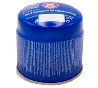 Acan Tradineur Lot de 6 bouteilles de gaz, cartouches avec système de verrouillage, limiteur de fuite pour réchaud de camping, butane-propane, ultra raffiné, 190 g, modèle aléatoire