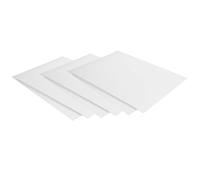 Acan Tradineur Lot de 6 feuilles de carton plume 5 mm d'épaisseur pour travaux manuels, support pour présentations, maquettes, base à carreaux, décoration (blanc, 50 x 70 cm)