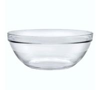 Acan Tradineur Lys Bol à mélanger rond en verre, saladier empilable, passe au micro-ondes et au lave-vaisselle, cuisine, 26 x 10,5 cm