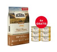ACANA Wild Prairie Cat 4,5 kg + APPLAWS Cat Adult Mousse Chicken (mousse au poulet) 6 x 70 g GRATUIT