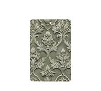 Acanthus Damas Lot de 4 désodorisants pour voiture Motif treillis Gris olive