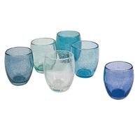 Acapulco Marea Lot de 6 verres à eau 300 ml en pâte de verre soufflé