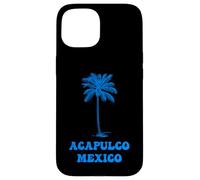 Acapulco Mexico avec Motif Palmier Coque pour iPhone 15